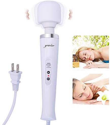 Wired Powerful Handheld Electric Back Massager with 10 Vibration Modes,  Personal Magic Vibrations Massage for Sports Recovery, Muscle Aches, Body  Pain