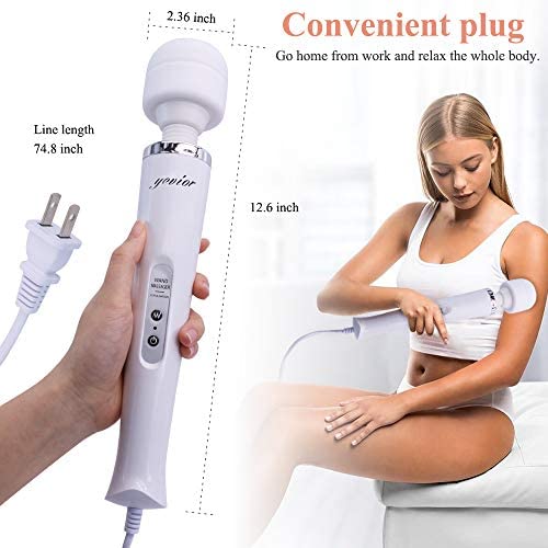 Wired Powerful Handheld Electric Back Massager with 10 Vibration Modes,  Personal Magic Vibrations Massage for Sports Recovery, Muscle Aches, Body  Pain